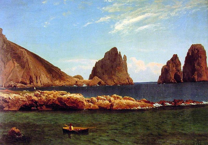 Albert Bierstadt Albert Bierstadt Capri France oil painting art